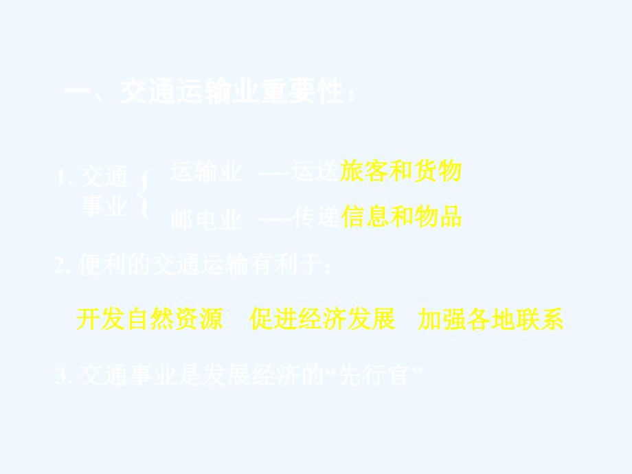 江西省高安中学高中地理高考中国地理一轮复习课件：中国地理之中国的交通_第3页