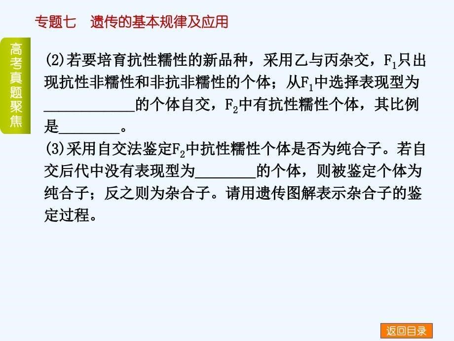 届高考生物二轮复习精品教案专题遗传的基本规律及应用_第5页