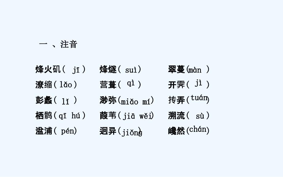 高中语文人教选修《中国古代诗歌散文欣赏》课件1：第16课　过小孤山大孤山_第4页