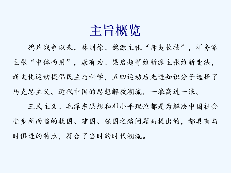 高中新三维一轮复习历史人民江苏专课件：模块三 专题十二 第25讲　近代中国思想解放的潮流_第4页