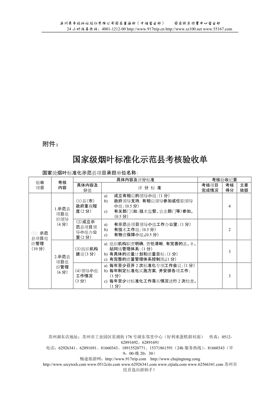 d国家级烟叶标准化示范县考核验收单qhxia_第4页