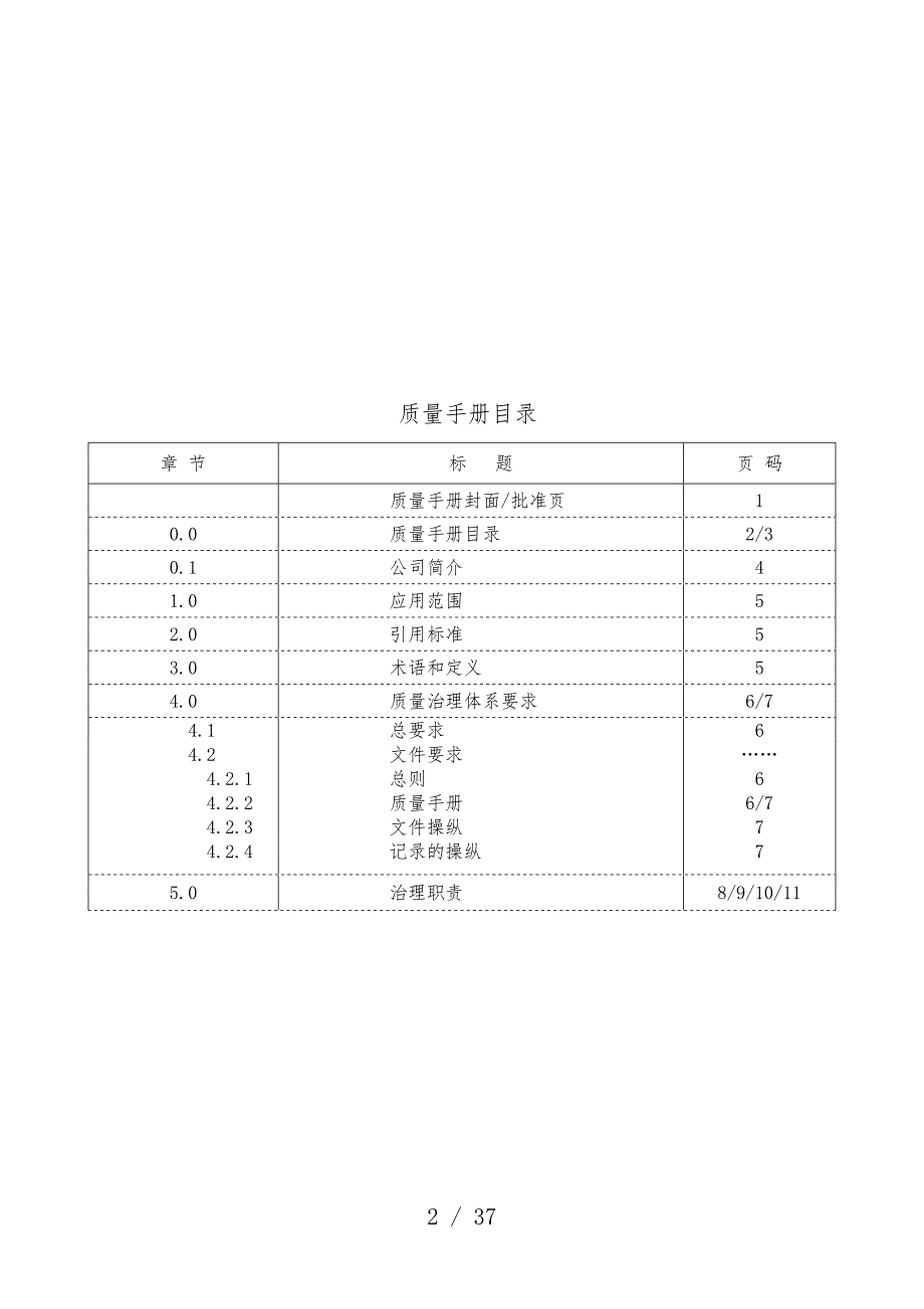 质量手册文件_第2页