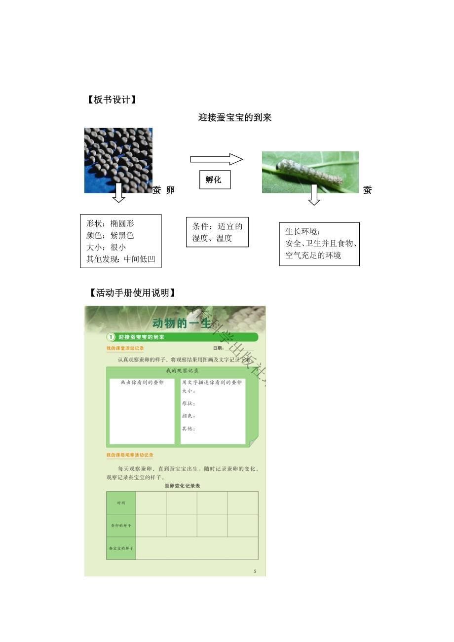 2020新教科版科学三年级下册第二单元-迎接蚕宝宝的到来_第5页