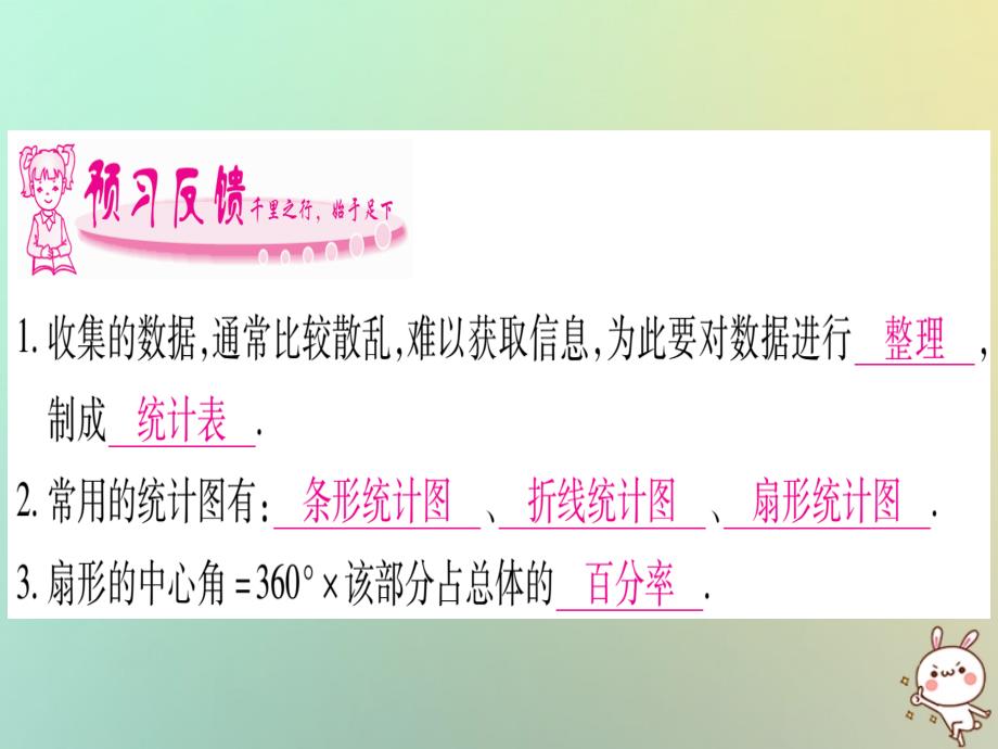 2019年秋七年级数学上册 第5章 数据的收集与整理 5.2 数据的整理习题课件 （新版）沪科版_第2页