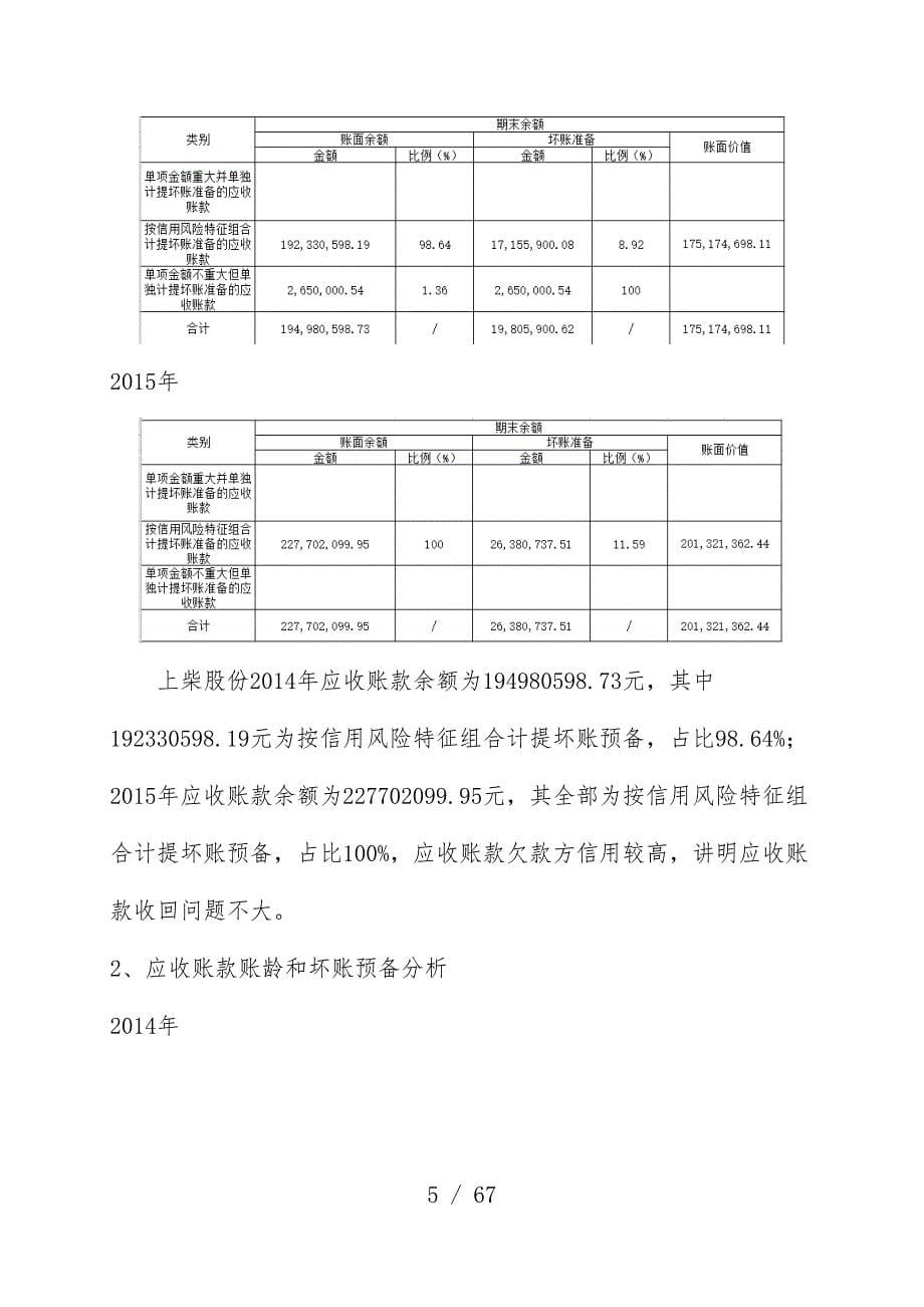 股份有限公司财务分析实训分析报告_第5页