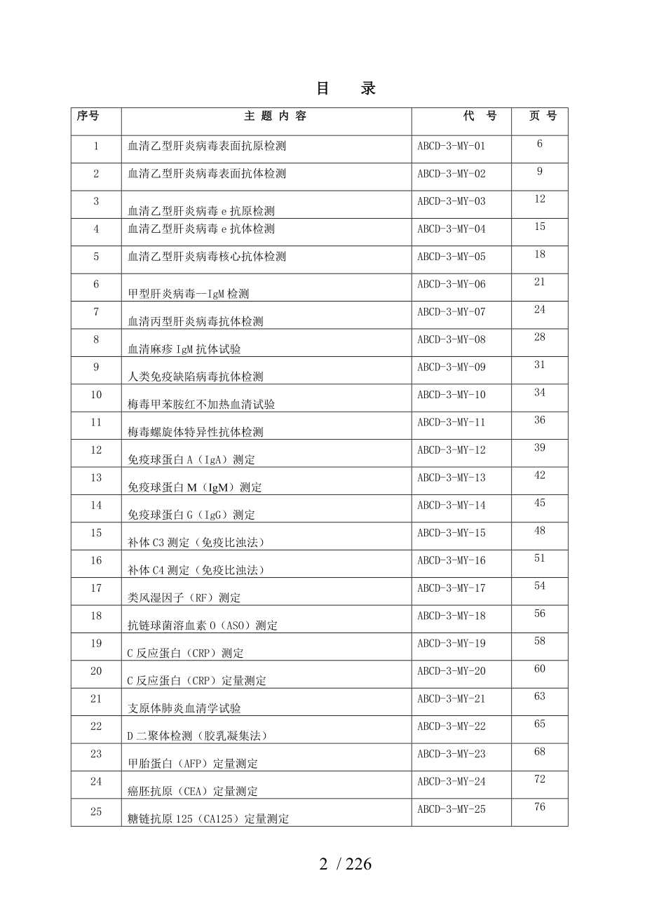 检验医学SOP文件免疫室作业指导书_第2页