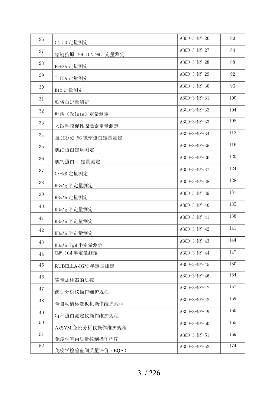 检验医学SOP文件免疫室作业指导书_第3页