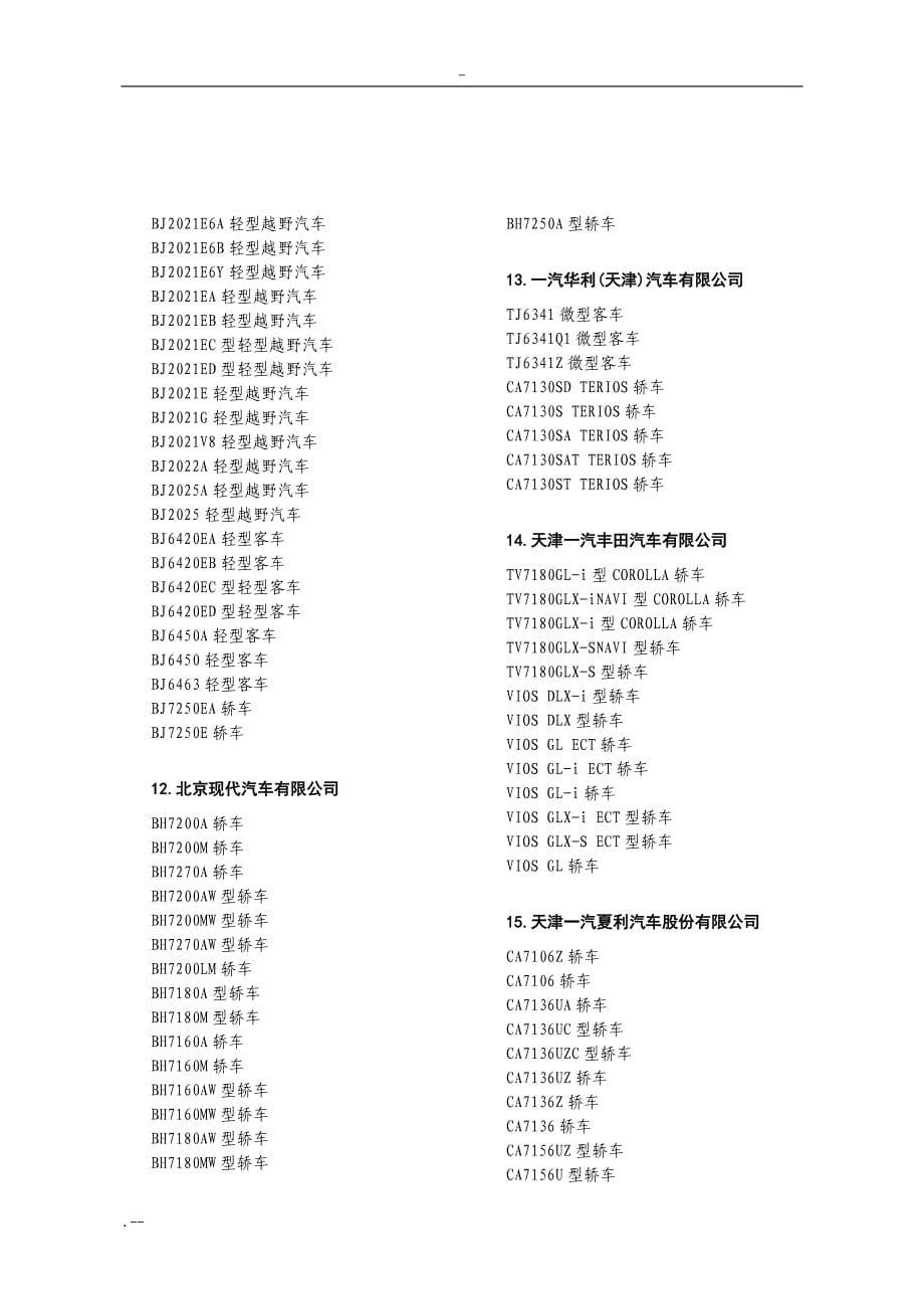 国产新车注册登记免上检测线企业及车型_第5页