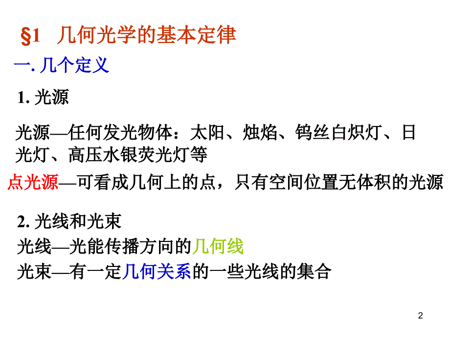 大学物理几何光学ppt课件.ppt_第2页