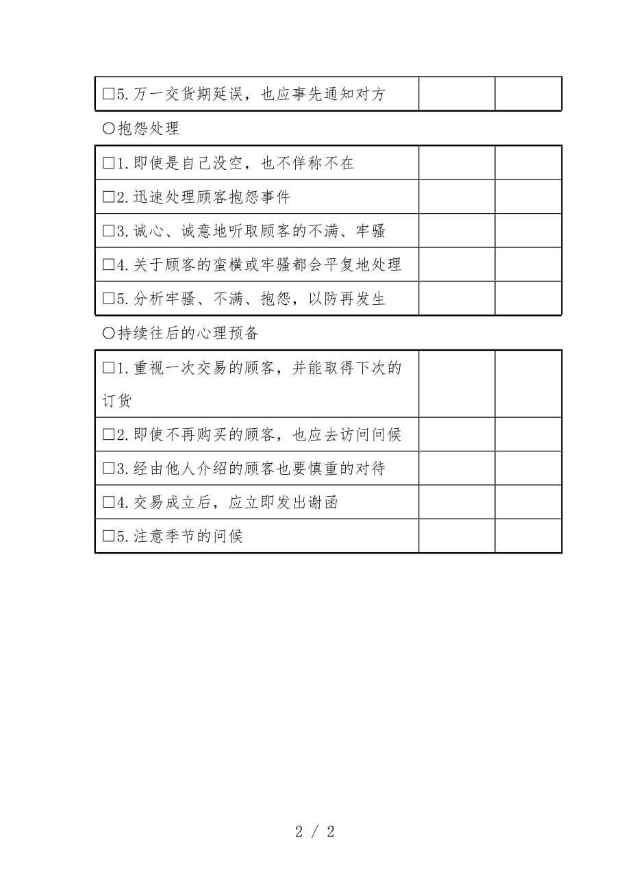 员工考核表汇编188_第2页