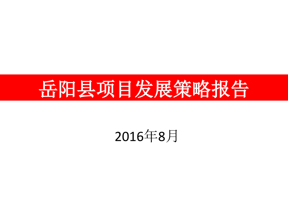 【精编】某房地产项目发展策略报告_第1页