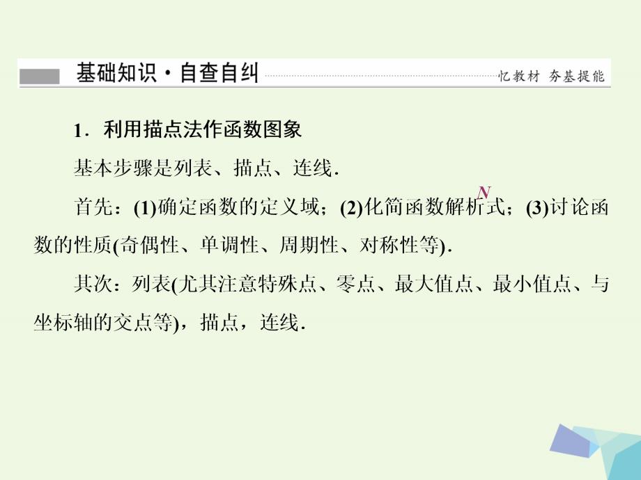 2017届高考数学一轮复习 第二章 函数概念与基本初等函数I 第七节 函数的图象课件 理_第4页