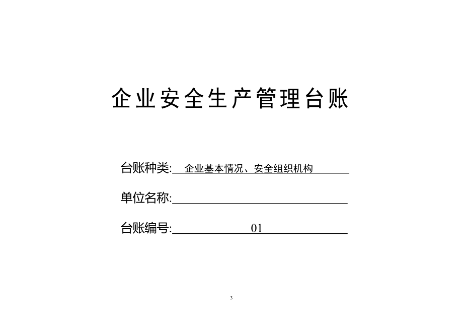 （安全生产）企业安全生产标准化管理台账样本_第3页