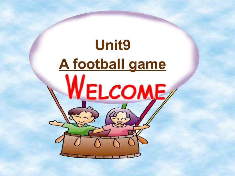 北师大【一起】小学英语五下册《unit 9 A football game》课件 (1)_第1页