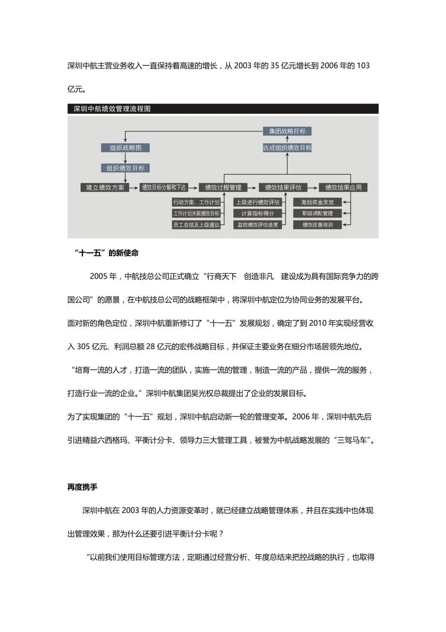 （企业管理案例）KHR案例深圳中航集团变革成就一流企业_第5页