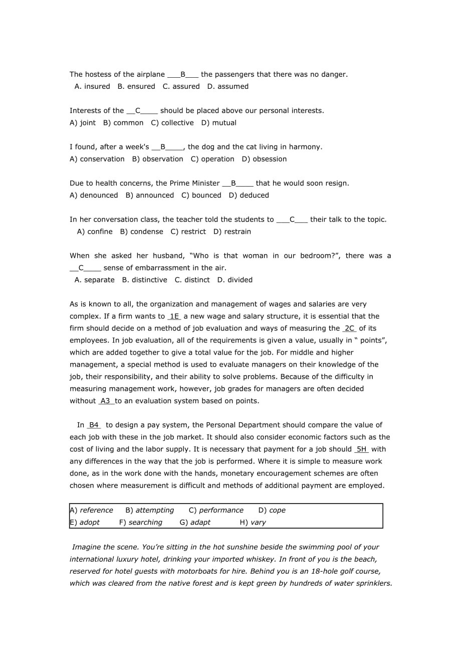 云南大学英语读写第三次形成性测试题.doc_第2页