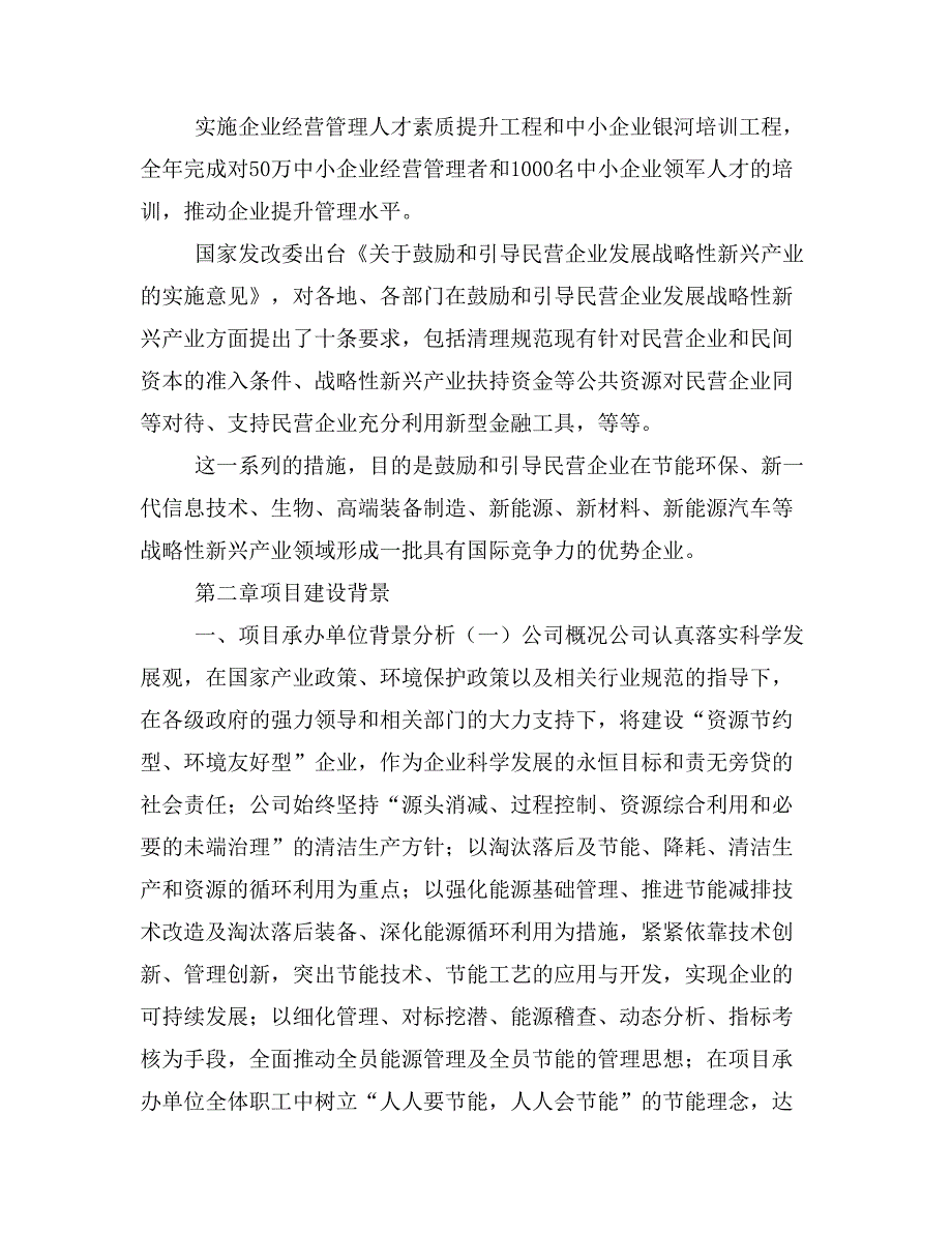 高分子环保新材料项目商业计划书模板(投资分析及融资分析)_第4页