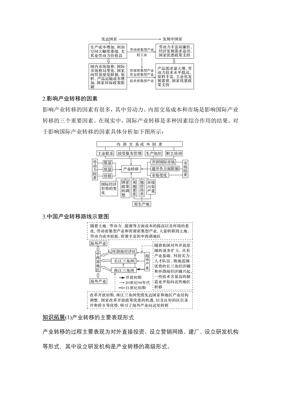 高考地理创新大一轮（精致教师用书）人教全国通用：第十六单元 第37讲 产业转移——以东亚为例 Word含解析_第4页