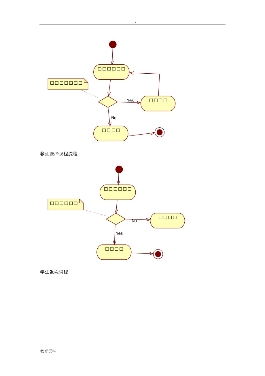 学生选课系统流程图类图_第3页