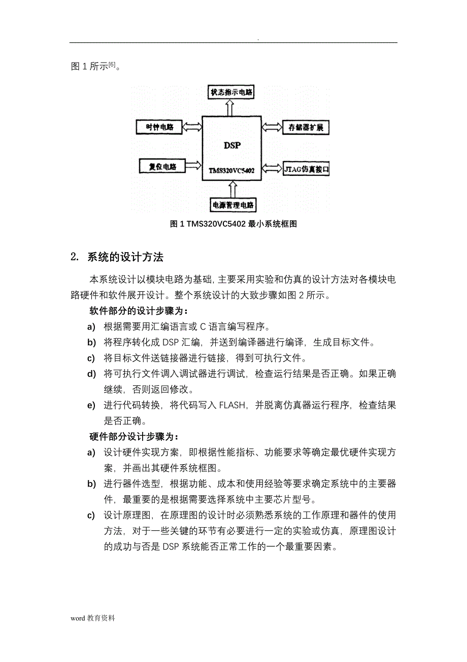 基于DSP最小应用系统设计实现论文_第4页