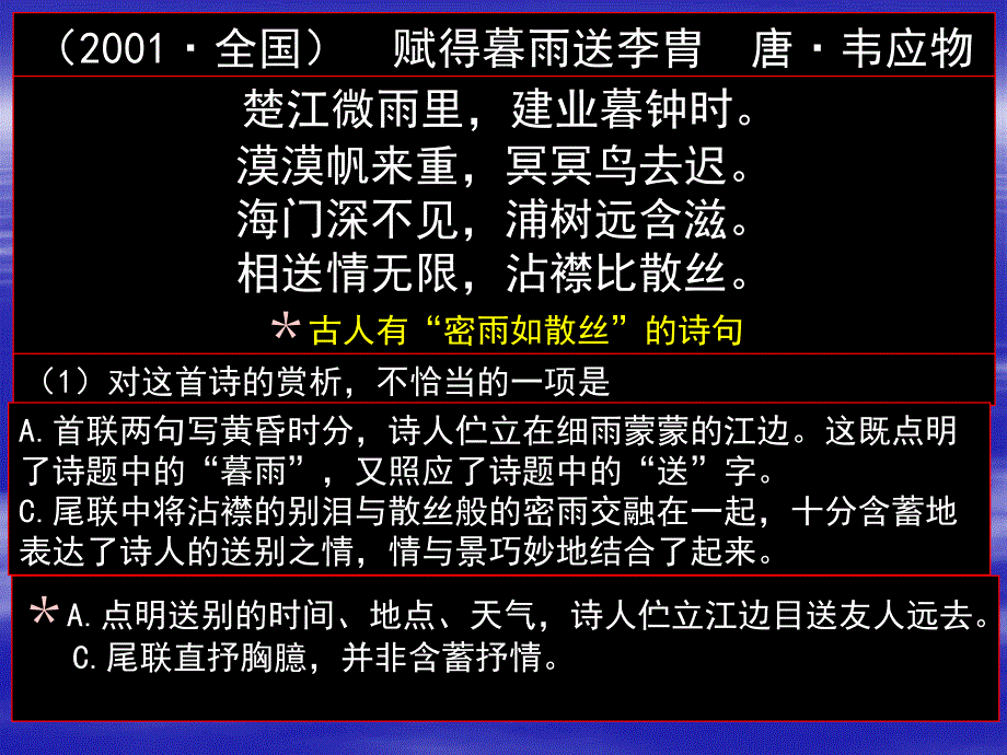 高三语文高考第一轮复习诗歌鉴赏课件.ppt_第1页