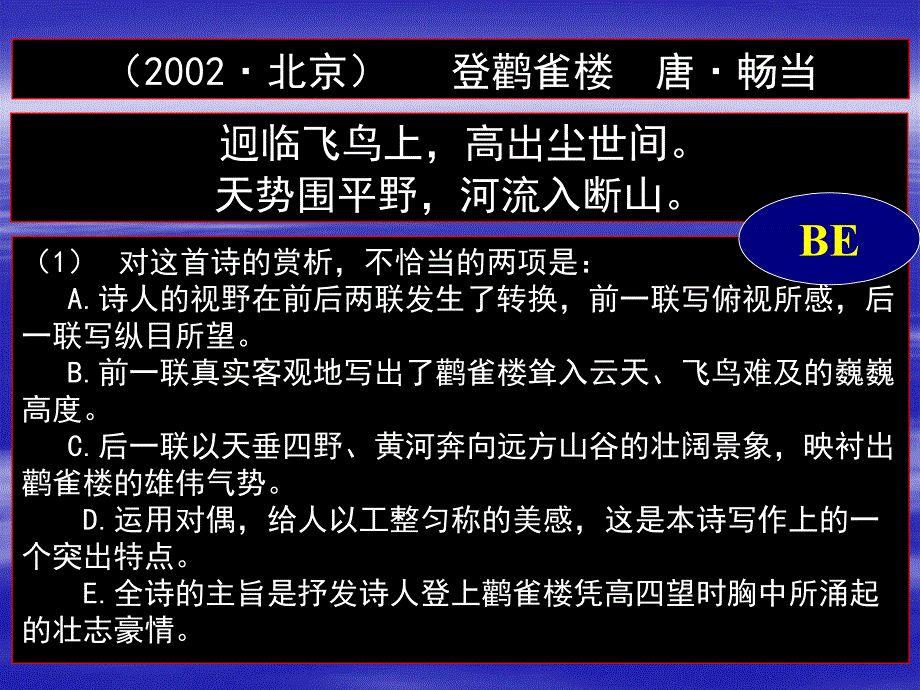 高三语文高考第一轮复习诗歌鉴赏课件.ppt_第2页