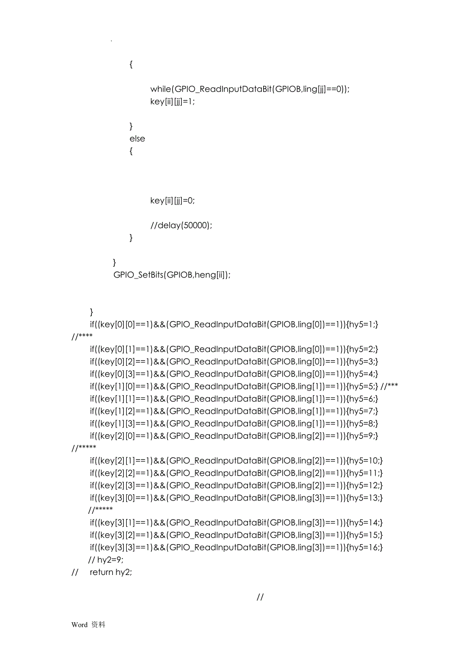 基于stm32的LCD12864显示+16个矩阵键盘程序_第3页