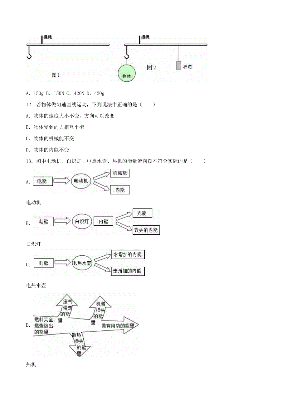 广东省中考物理预测卷（含解析）_第4页