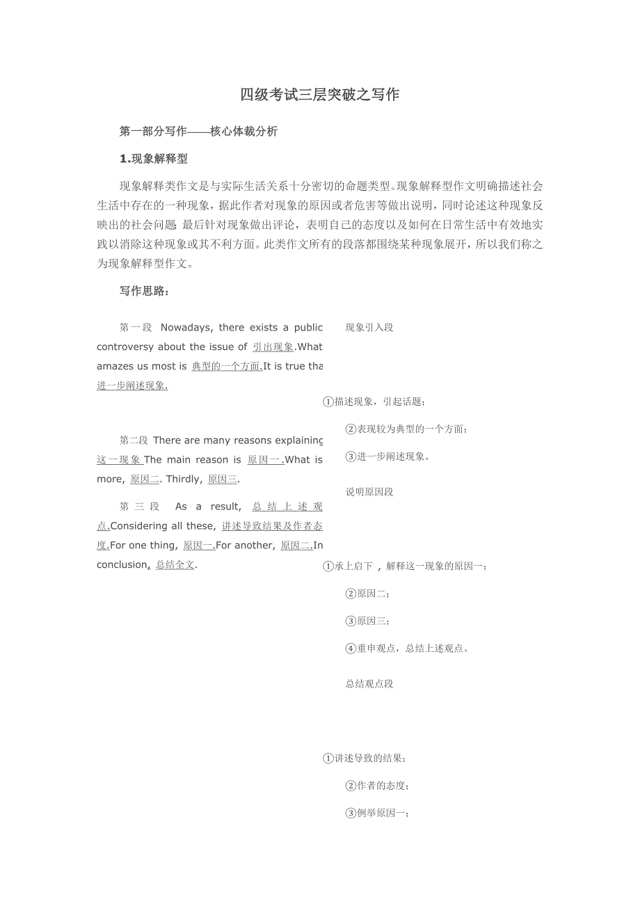 四级考试三层突破之写作.doc_第1页