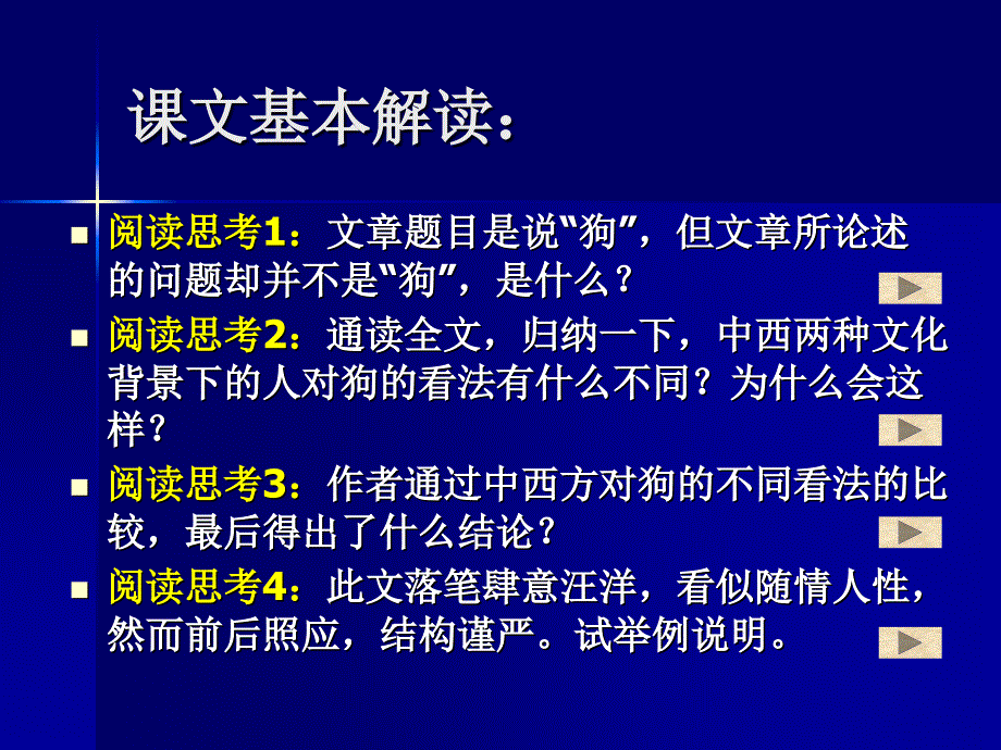 高中语文313《说不尽的狗》课件粤教版必修2.ppt_第3页