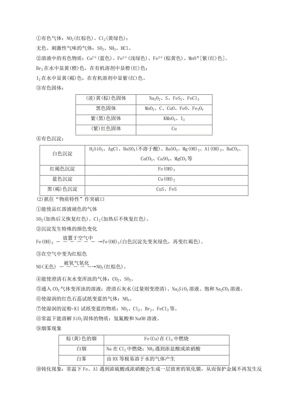 （通用版）高考化学一轮复习第四章非金属及其化合物4.9归纳拓展物质的性质与用途、转化与推断环境保护学案（含解析）_第4页