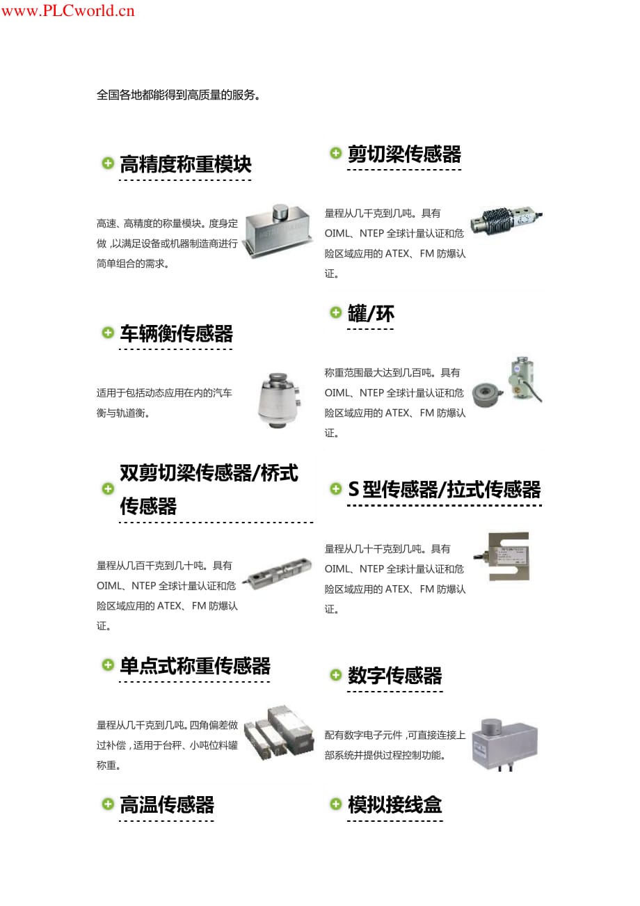 METTLER_TOLEDO称重传感器_第3页