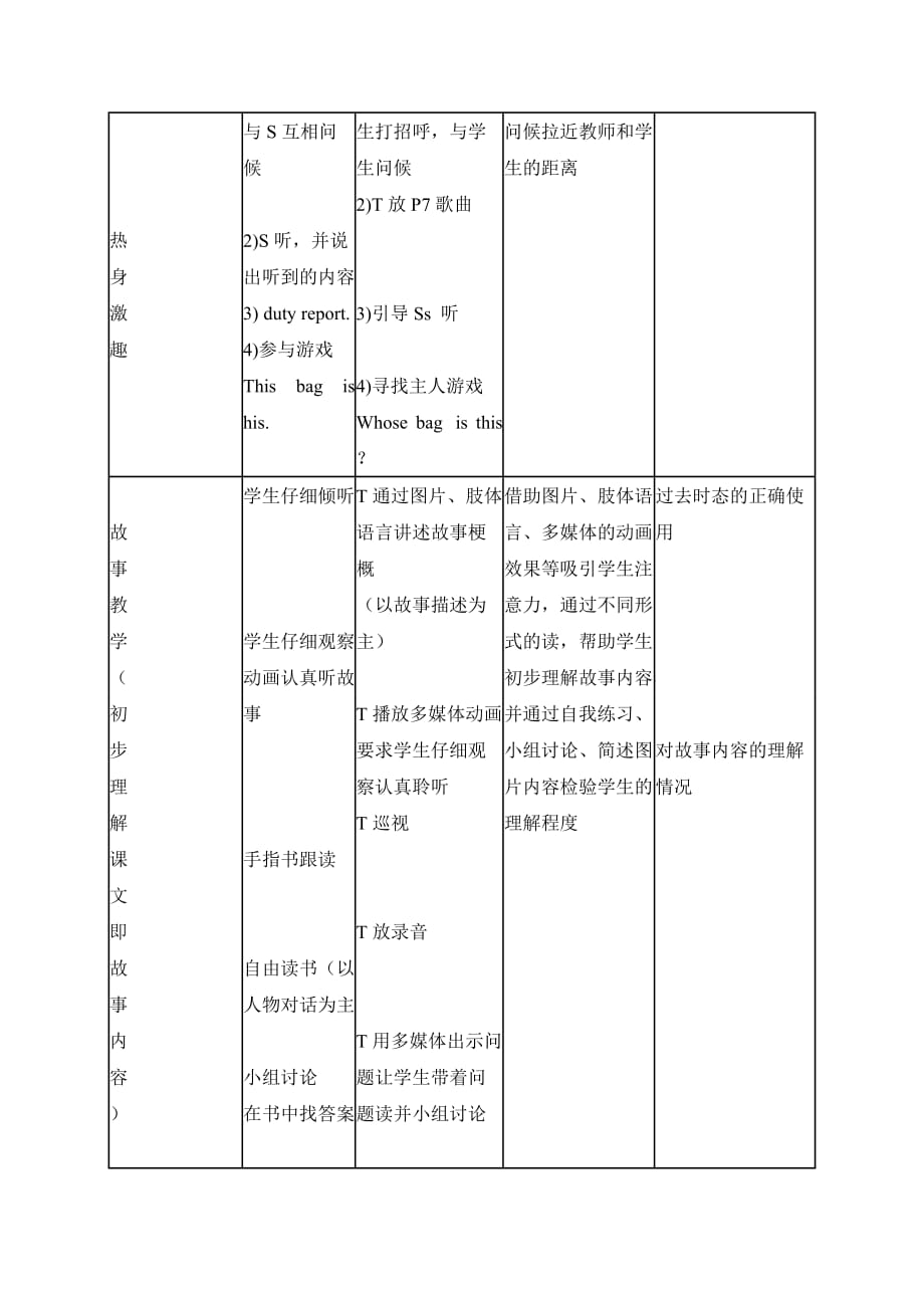 北师大【一起】小学英语五下册《unit 7 At the airport》教案 (10)_第2页