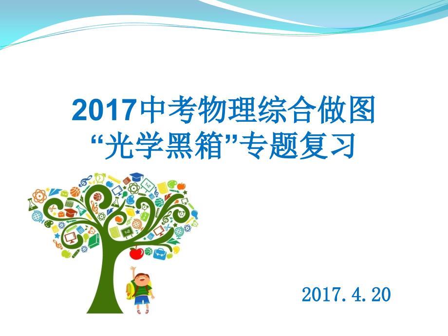 2017青岛中考综合做图光学黑箱