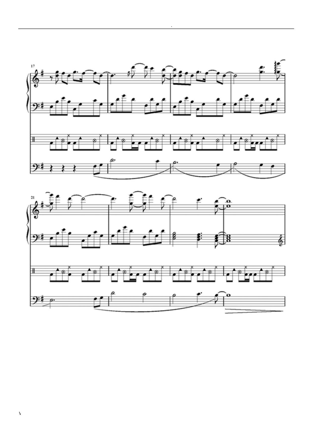 【钢琴谱】alittlestory钢琴谱_第3页