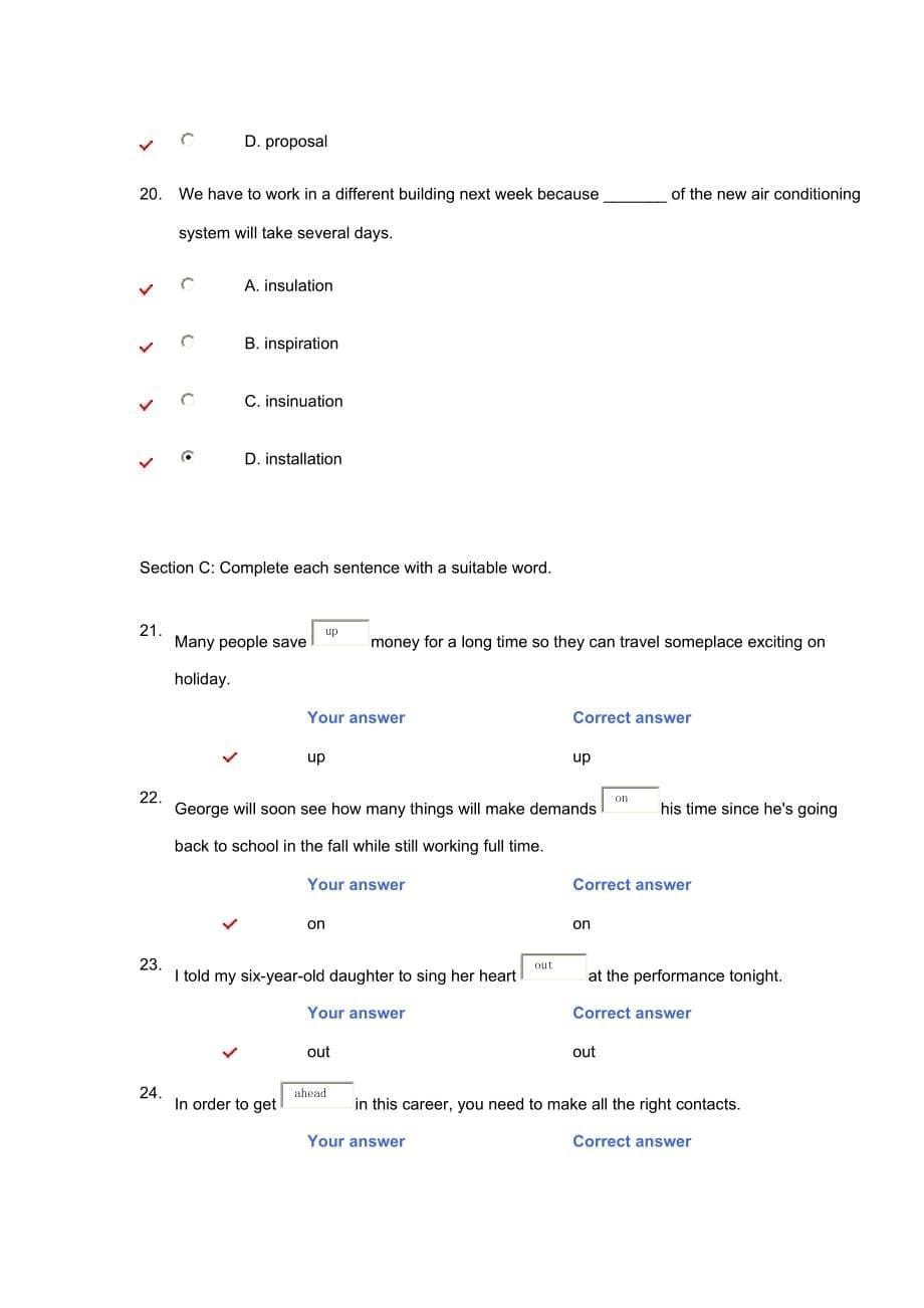 新标准大学英语综合教程2Unittest9答案.doc_第5页