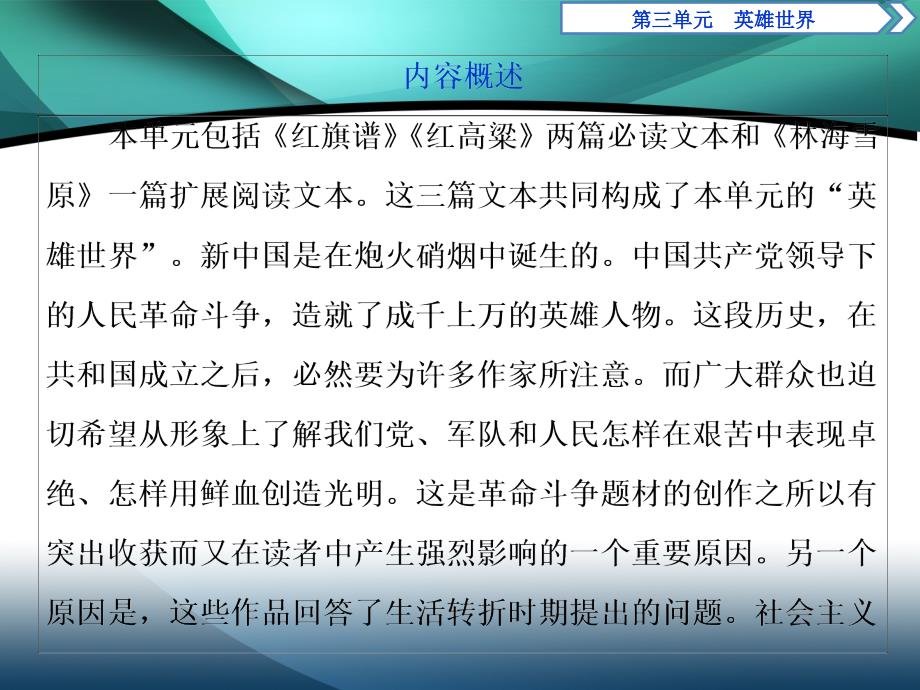 2019-2020学年高中语文鲁人版选修中国现当代小说选读课件：第三单元 5红旗谱（节选）_第2页