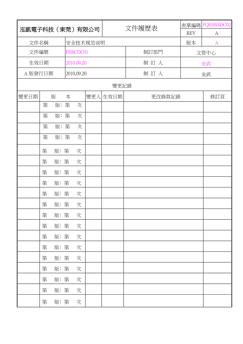 （技术规范标准）FHSCDCA(安全技术规范说明)_第2页