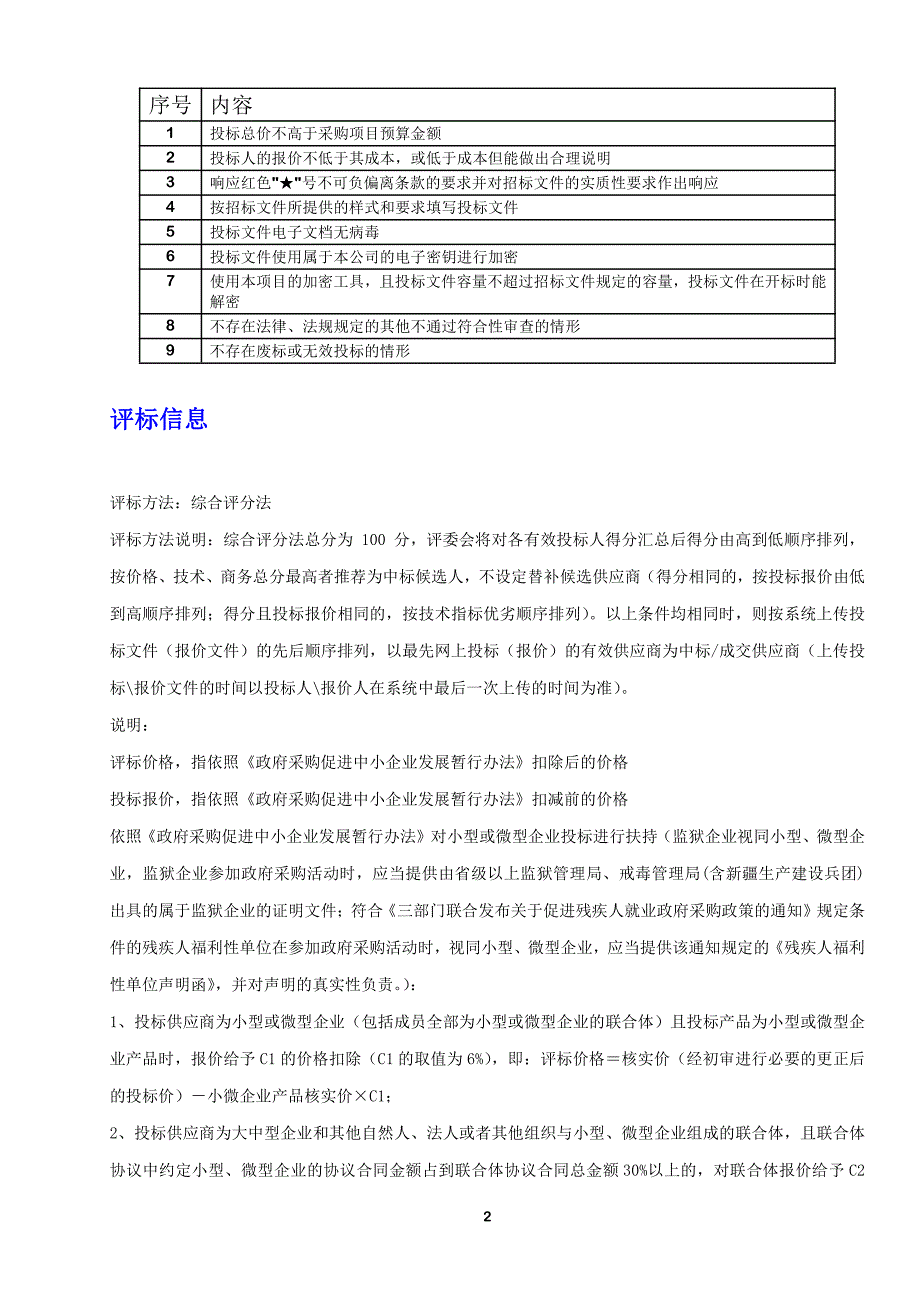 脑功能监护仪招标文件_第2页