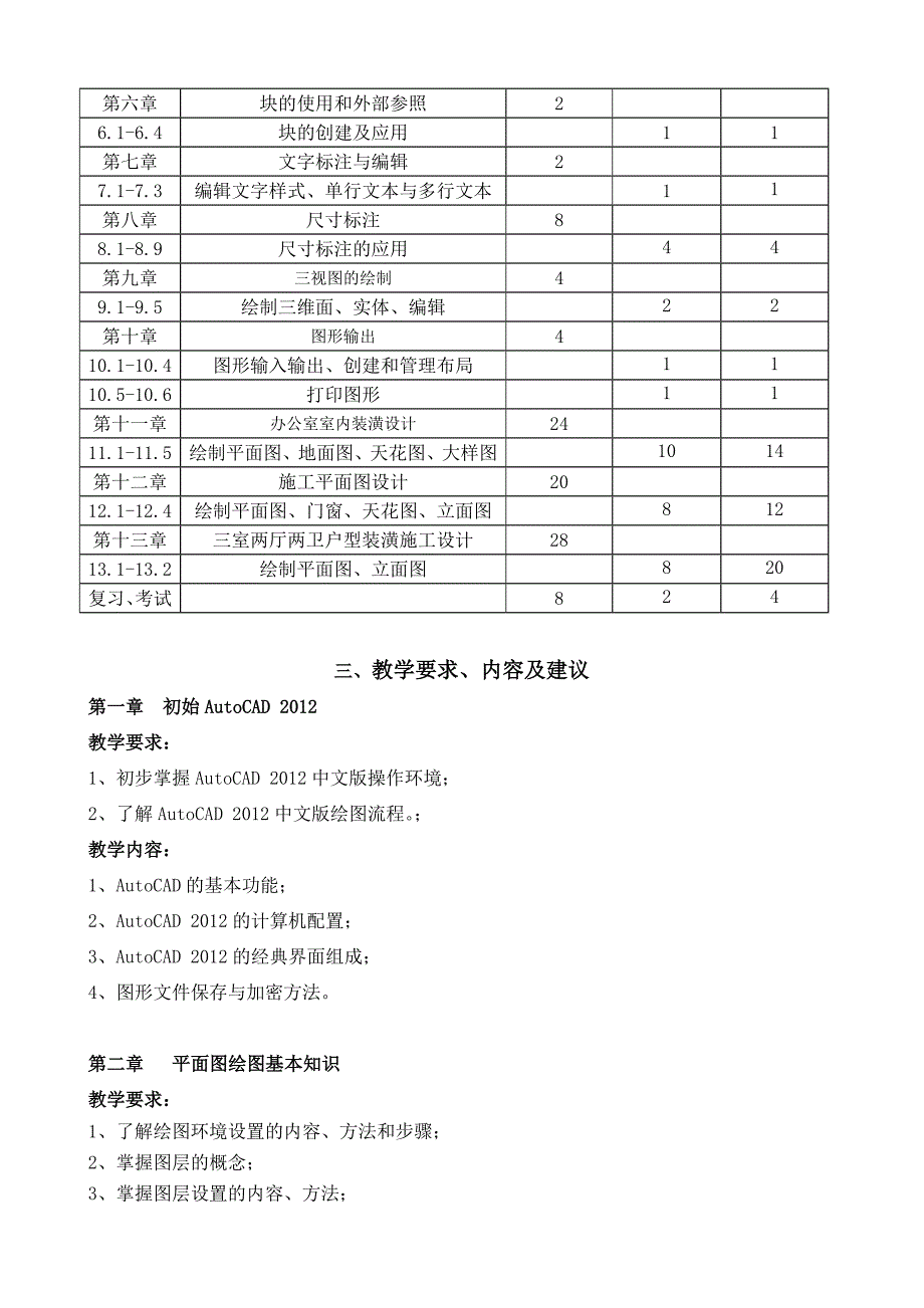 《CAD基础》教学大纲.doc_第3页