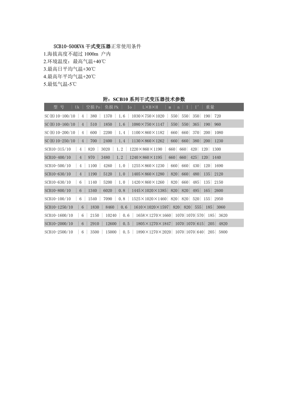 SCB10-500KVA干式变压器.doc_第2页