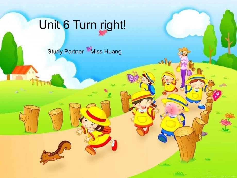 湘少版四年级英语《Unit_6_Turn right》课件_第1页