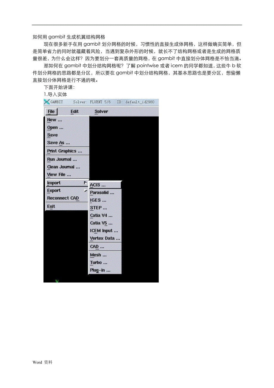 Gambit网格划分实例_第4页