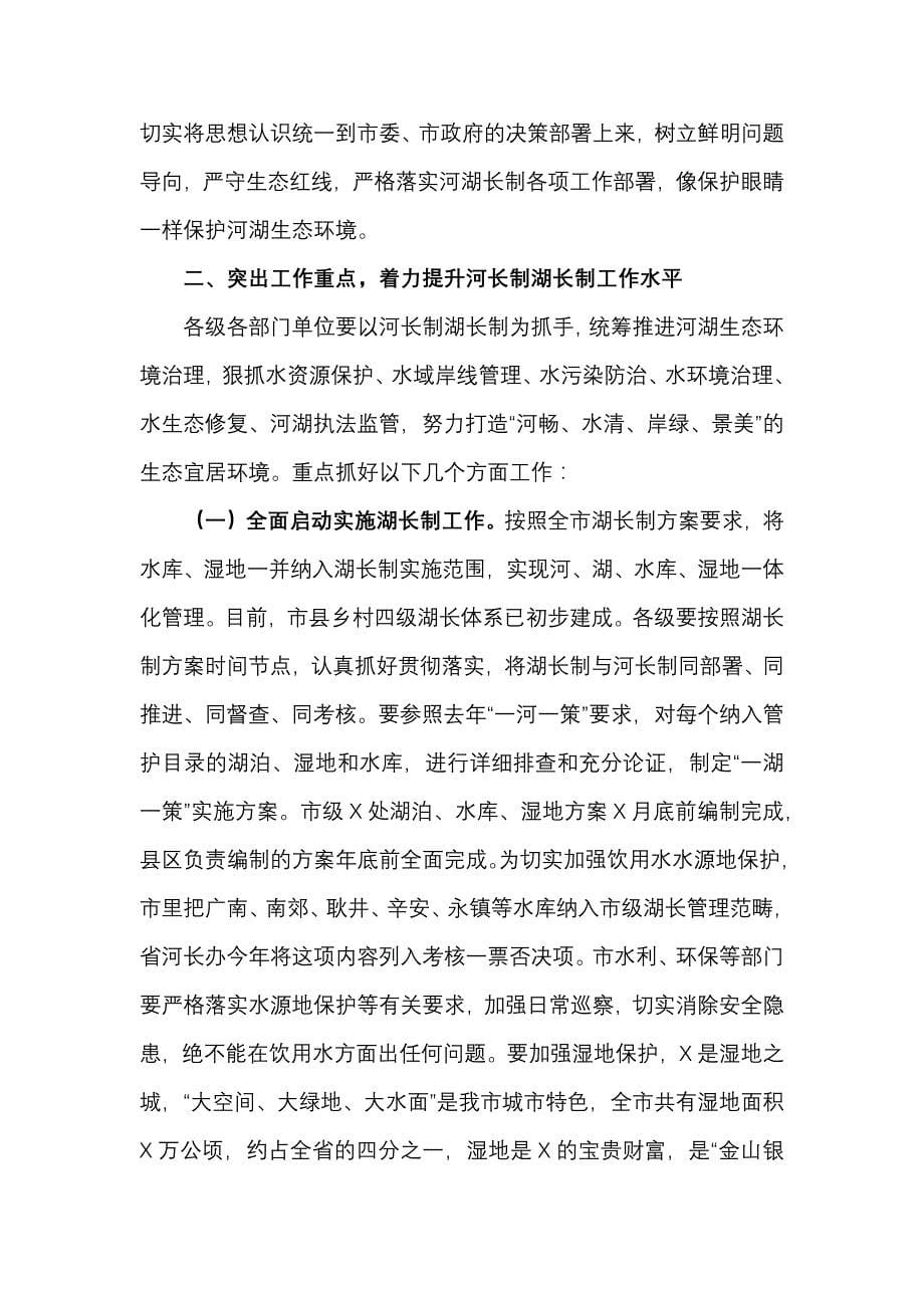 在全市河长制湖长制工作推进会上的讲话_第5页