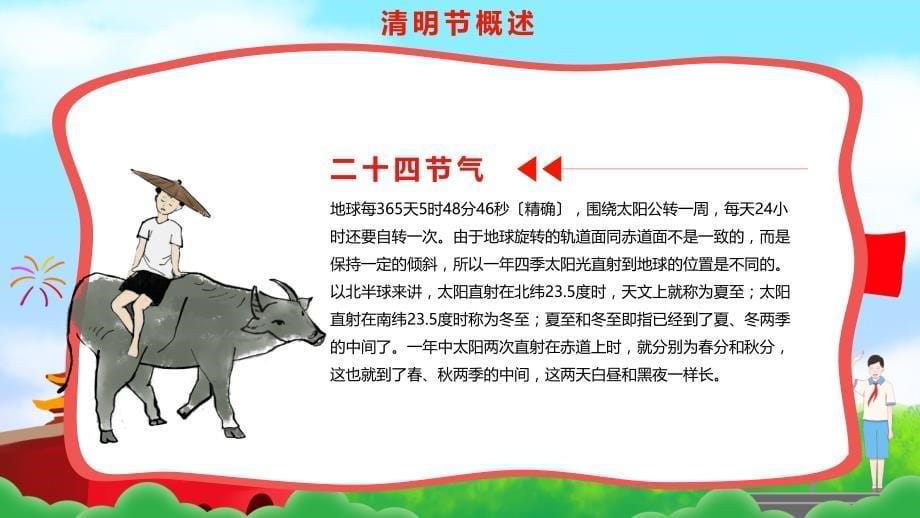 中国传统祭祀节日清明祭英烈PPT模板_第5页