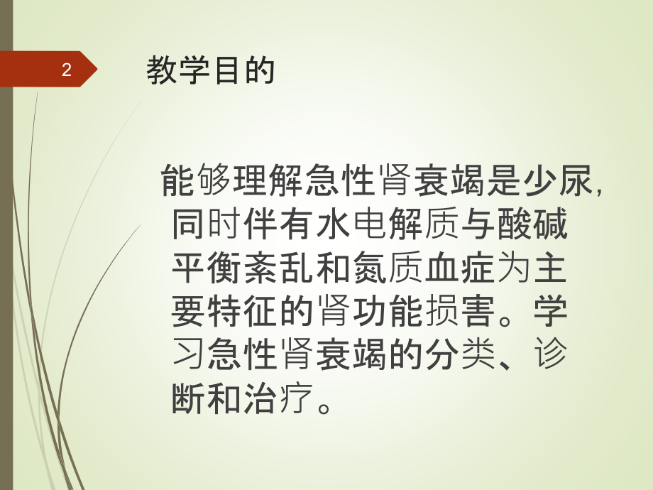 精品教材急性肾衰竭与急性肾损伤PPT课件_第2页