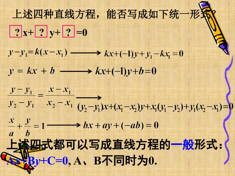 精编制作3.2.3直线的一般式方程PPT课件_第2页