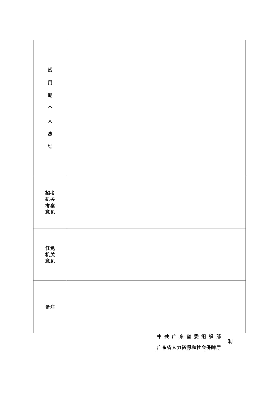 广东省新录用公务员试用期满任职定级审批表.doc_第2页