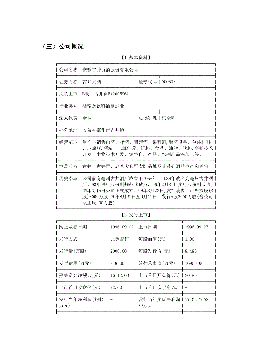 （企业管理案例）公司财务报表分析案例终极模板古井贡酒_第3页