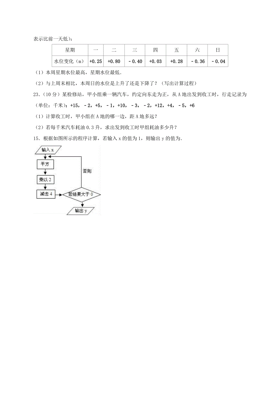 河南省洛阳七年级数学10月月考试题 新人教版_第3页